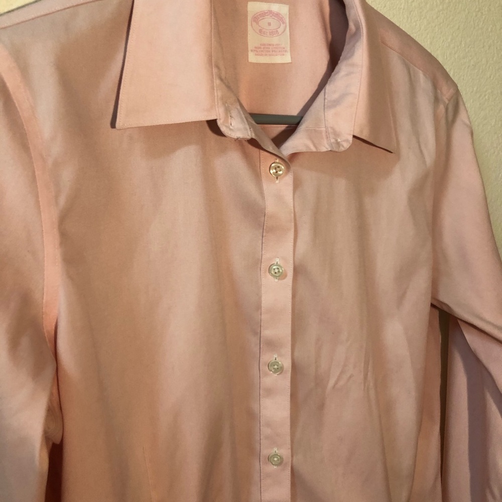 Brooks Brothers Womens Non Iron Button Down Sz 8